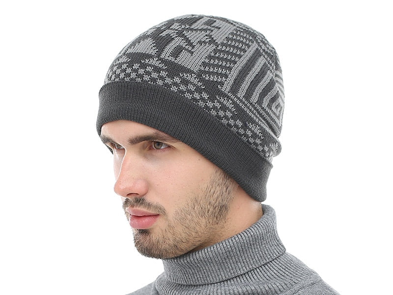 2 Piece Winter Knitted Beanie and Scarf The Clothing Company Sydney