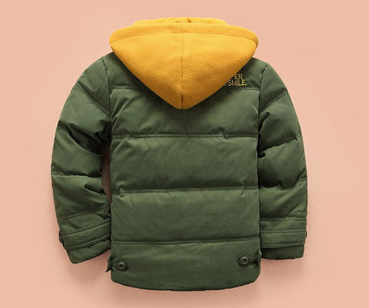 Boys Casual Warm Hooded Puffer Jacket The Clothing Company Sydney