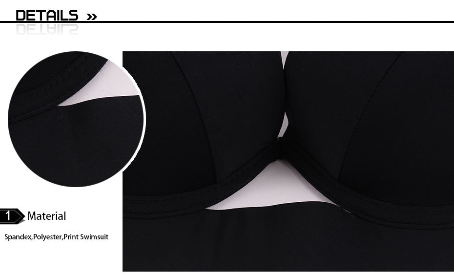 2 Piece Halter Neck Low Waist Split Band Bikini Swimsuit Swimwear The Clothing Company Sydney