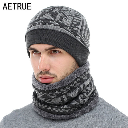 2 Piece Winter Knitted Beanie and Scarf The Clothing Company Sydney