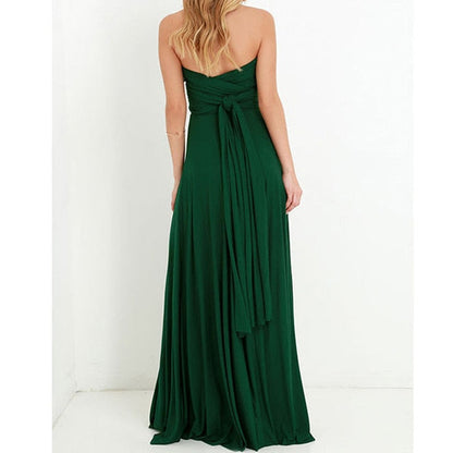 Bridesmaid Formal Multi Way Wrap Convertible Infinity Hollow Out Party Bandage Maxi Dress The Clothing Company Sydney