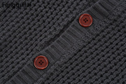 Button Up Loose Fit Casual Cardigan Knitted Sweater The Clothing Company Sydney