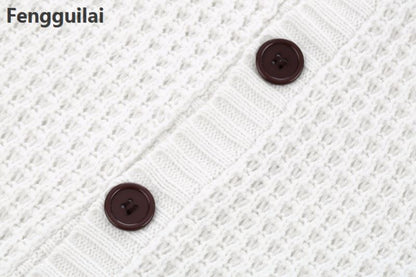 Button Up Loose Fit Casual Cardigan Knitted Sweater The Clothing Company Sydney