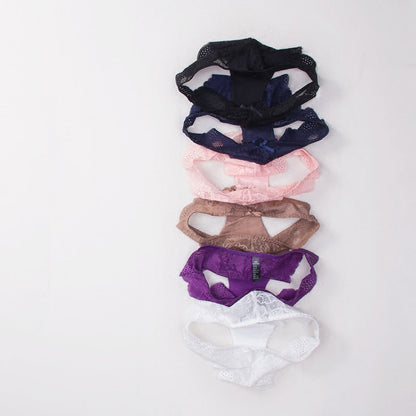 3 Pack Lace Panties Seamless Underwear Floral Cotton Mix Transparent Bikini Briefs The Clothing Company Sydney