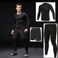 3 Piece Men Gym running sets compression Gym Fitness tight sets sportswear sport basketball jerseys training kit The Clothing Company Sydney