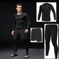 3 Piece Men Gym running sets compression Gym Fitness tight sets sportswear sport basketball jerseys training kit The Clothing Company Sydney
