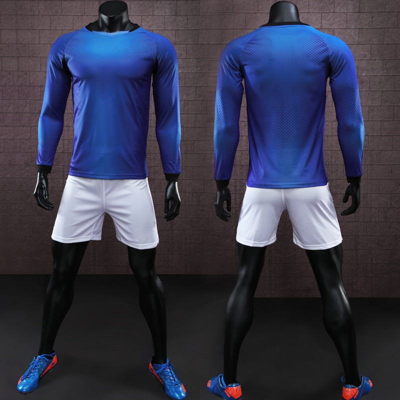 Long Sleeve Men's Ladies Kids Youth Football Jersey Kit Tracksuit Custom Soccer training jersey suit Goalkeeping Soccer Uniforms The Clothing Company Sydney