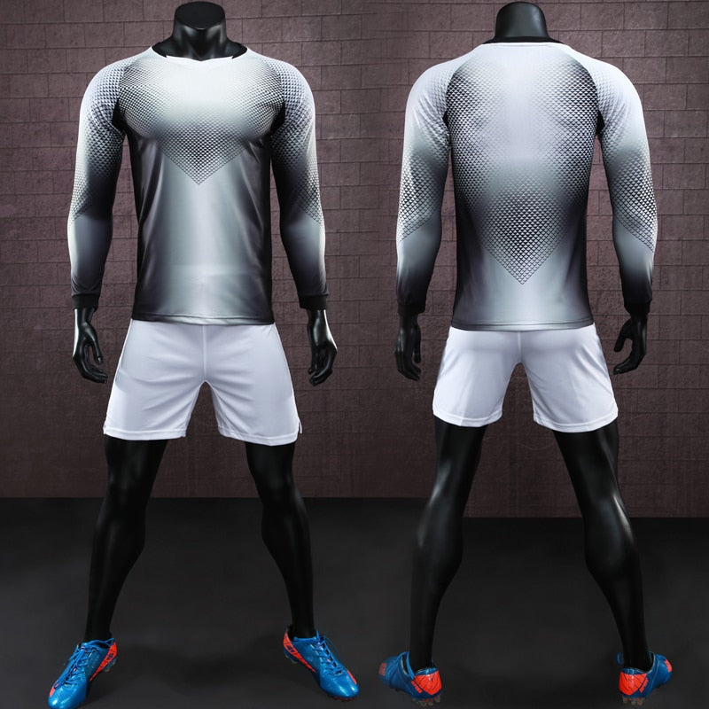 Long Sleeve Men's Ladies Kids Youth Football Jersey Kit Tracksuit Custom Soccer training jersey suit Goalkeeping Soccer Uniforms The Clothing Company Sydney