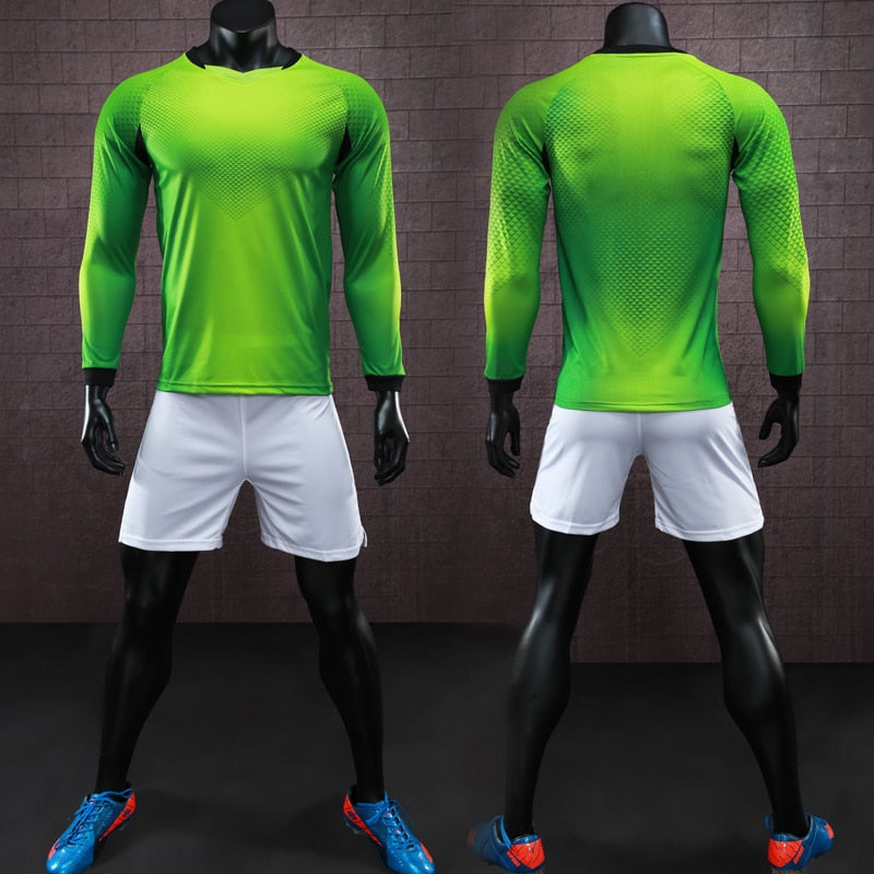 Long Sleeve Men's Ladies Kids Youth Football Jersey Kit Tracksuit Custom Soccer training jersey suit Goalkeeping Soccer Uniforms The Clothing Company Sydney
