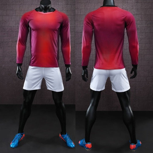 Long Sleeve Men's Ladies Kids Youth Football Jersey Kit Tracksuit Custom Soccer training jersey suit Goalkeeping Soccer Uniforms The Clothing Company Sydney