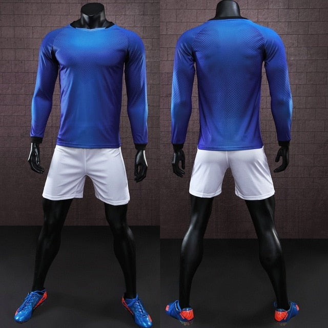 Long Sleeve Men's Ladies Kids Youth Football Jersey Kit Tracksuit Custom Soccer training jersey suit Goalkeeping Soccer Uniforms The Clothing Company Sydney