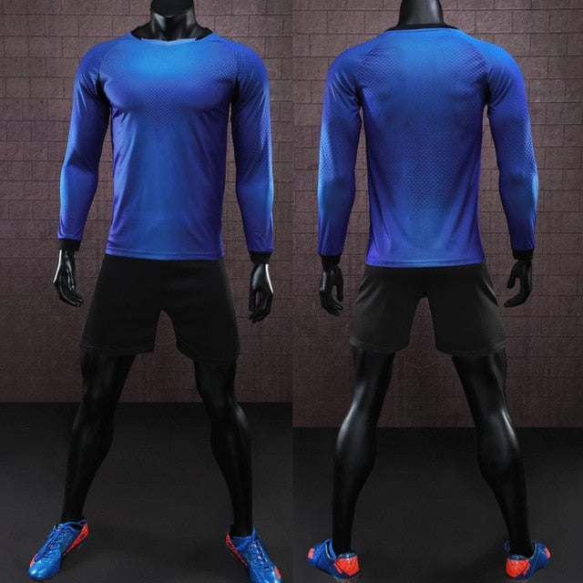 Long Sleeve Men's Ladies Kids Youth Football Jersey Kit Tracksuit Custom Soccer training jersey suit Goalkeeping Soccer Uniforms The Clothing Company Sydney