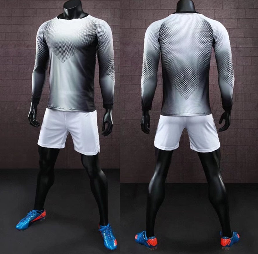 Long Sleeve Men's Ladies Kids Youth Football Jersey Kit Tracksuit Custom Soccer training jersey suit Goalkeeping Soccer Uniforms The Clothing Company Sydney