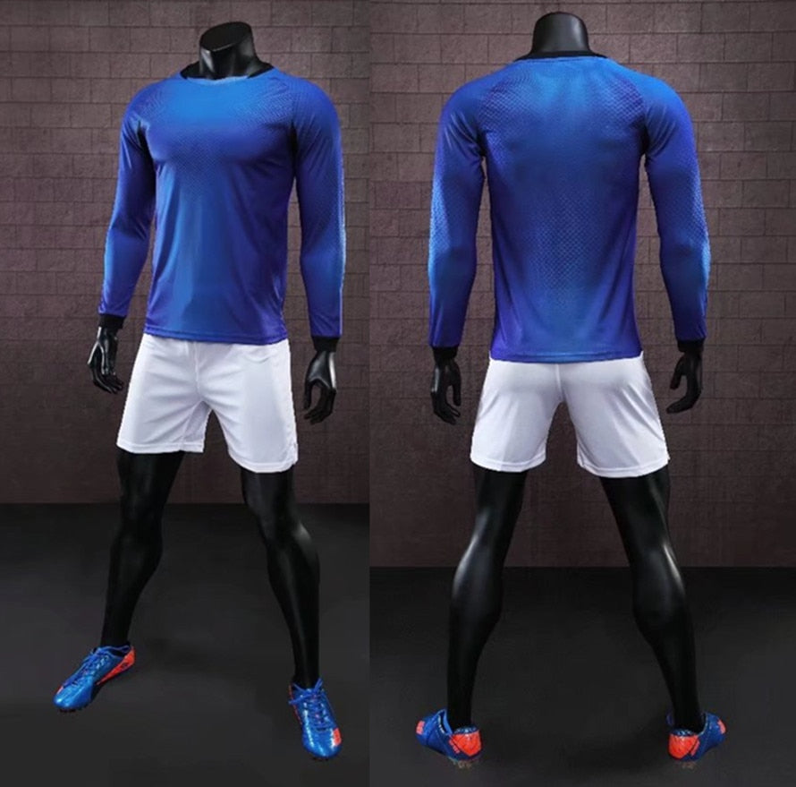 Long Sleeve Men's Ladies Kids Youth Football Jersey Kit Tracksuit Custom Soccer training jersey suit Goalkeeping Soccer Uniforms The Clothing Company Sydney