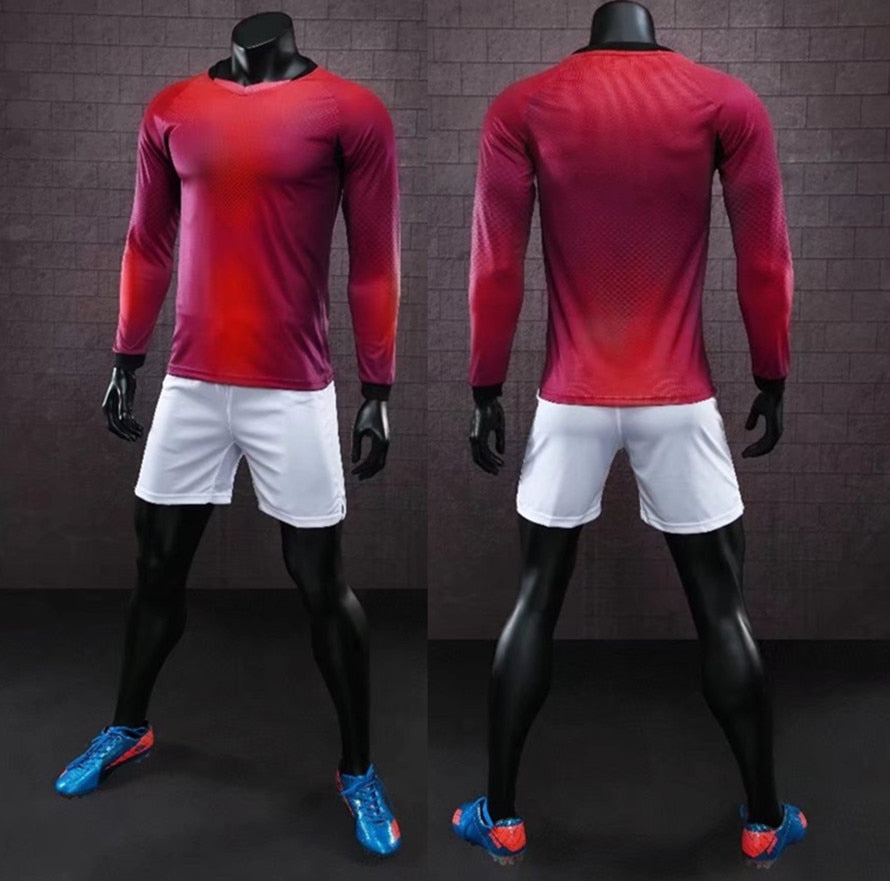 Long Sleeve Men's Ladies Kids Youth Football Jersey Kit Tracksuit Custom Soccer training jersey suit Goalkeeping Soccer Uniforms The Clothing Company Sydney