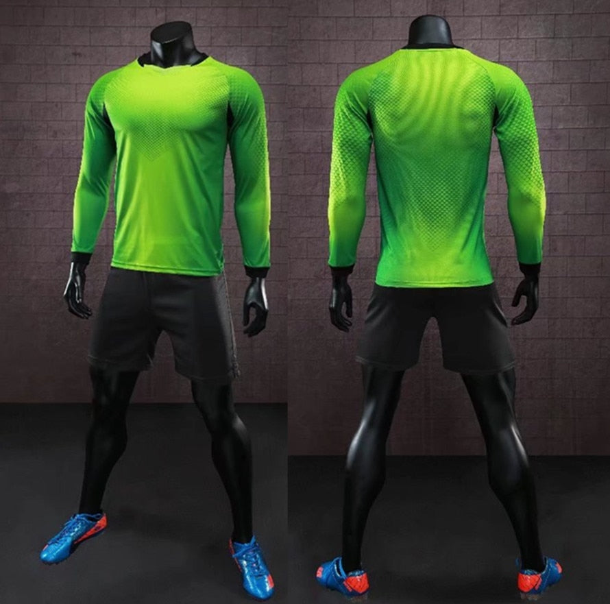 Long Sleeve Men's Ladies Kids Youth Football Jersey Kit Tracksuit Custom Soccer training jersey suit Goalkeeping Soccer Uniforms The Clothing Company Sydney