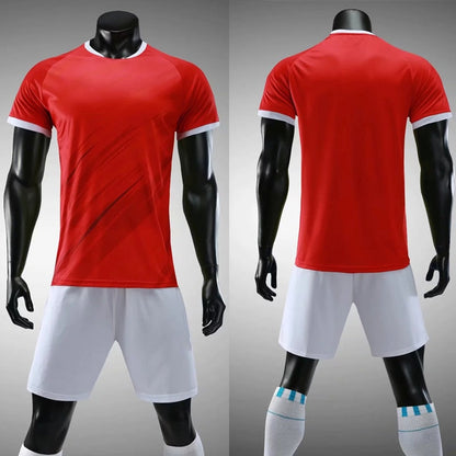 Custom Football Training Uniforms set Adult Soccer Jerseys suits Breathable shirts Short Slim Jerseys The Clothing Company Sydney