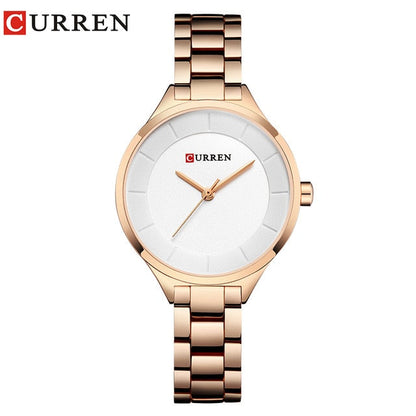Top Brand Fashion Stainless Steel Band Quartz Wrist Watch Ladies Watches The Clothing Company Sydney