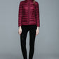 Ladies Stand Collar Duck Down Ultra Light Slim Long Sleeve Parka Puffer Jacket The Clothing Company Sydney