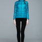 Ladies Stand Collar Duck Down Ultra Light Slim Long Sleeve Parka Puffer Jacket The Clothing Company Sydney