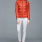 Ladies Stand Collar Duck Down Ultra Light Slim Long Sleeve Parka Puffer Jacket The Clothing Company Sydney
