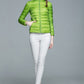 Ladies Stand Collar Duck Down Ultra Light Slim Long Sleeve Parka Puffer Jacket The Clothing Company Sydney