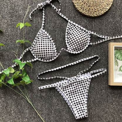 2 Piece Brazilian Push Up Underwire Swimming Bathing Suit Beachwear Bikini Set The Clothing Company Sydney