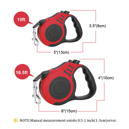 3M/5M Retractable Dog Leash Automatic Rope Pet Running Walking Extending Lead For Small Medium Dogs The Clothing Company Sydney