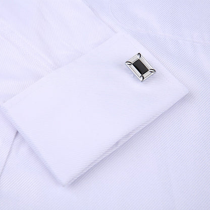 French Cufflinks  Long Sleeve Casual Slim Fit French Cuff Dress Shirts For Men The Clothing Company Sydney