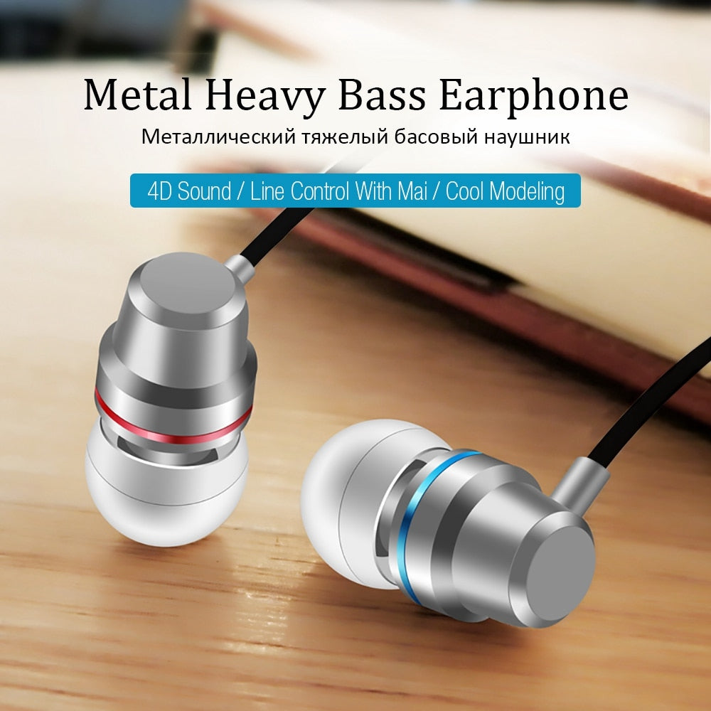 New Universal Headphones 3.5mm In Ear Stereo Earbuds Sport Wired Earphone For Mobile Phone The Clothing Company Sydney