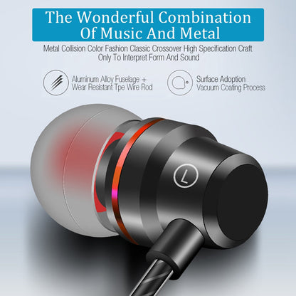 New Universal Headphones 3.5mm In Ear Stereo Earbuds Sport Wired Earphone For Mobile Phone The Clothing Company Sydney