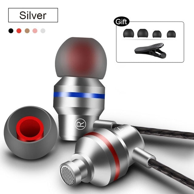 New Universal Headphones 3.5mm In Ear Stereo Earbuds Sport Wired Earphone For Mobile Phone The Clothing Company Sydney