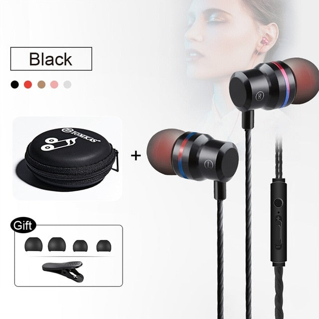New Universal Headphones 3.5mm In Ear Stereo Earbuds Sport Wired Earphone For Mobile Phone The Clothing Company Sydney