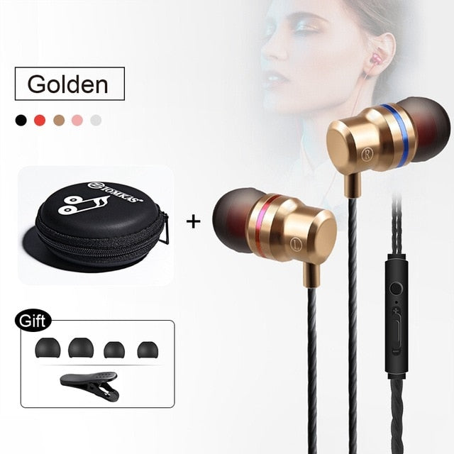 New Universal Headphones 3.5mm In Ear Stereo Earbuds Sport Wired Earphone For Mobile Phone The Clothing Company Sydney