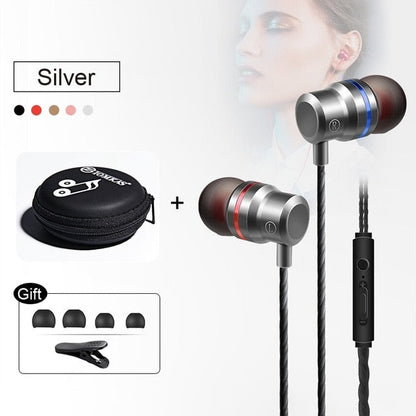 New Universal Headphones 3.5mm In Ear Stereo Earbuds Sport Wired Earphone For Mobile Phone The Clothing Company Sydney