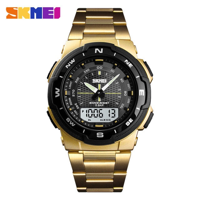 Outdoor Sport 50m Waterproof Digital Quartz Dual Time Military Sports Watch The Clothing Company Sydney
