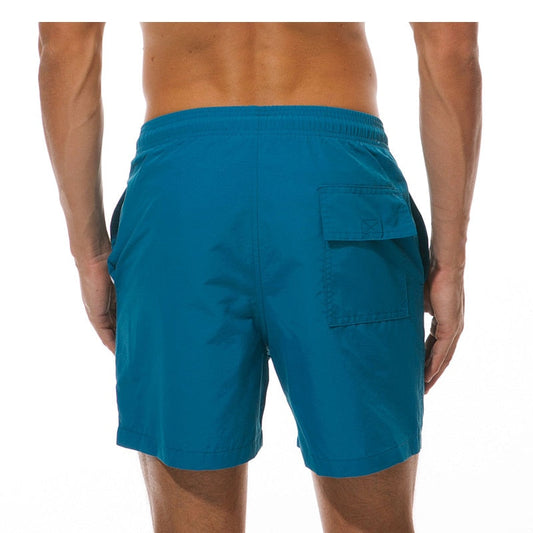 Brand Men's Breathable Sport Swimming Solid Color Elastic Waist Beach Summer Swim Board Shorts The Clothing Company Sydney