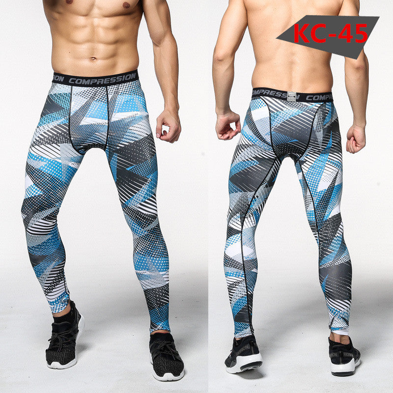 Mens Compression Pants Tights Casual  Bodybuilding  Camouflage Skinny Leggings The Clothing Company Sydney
