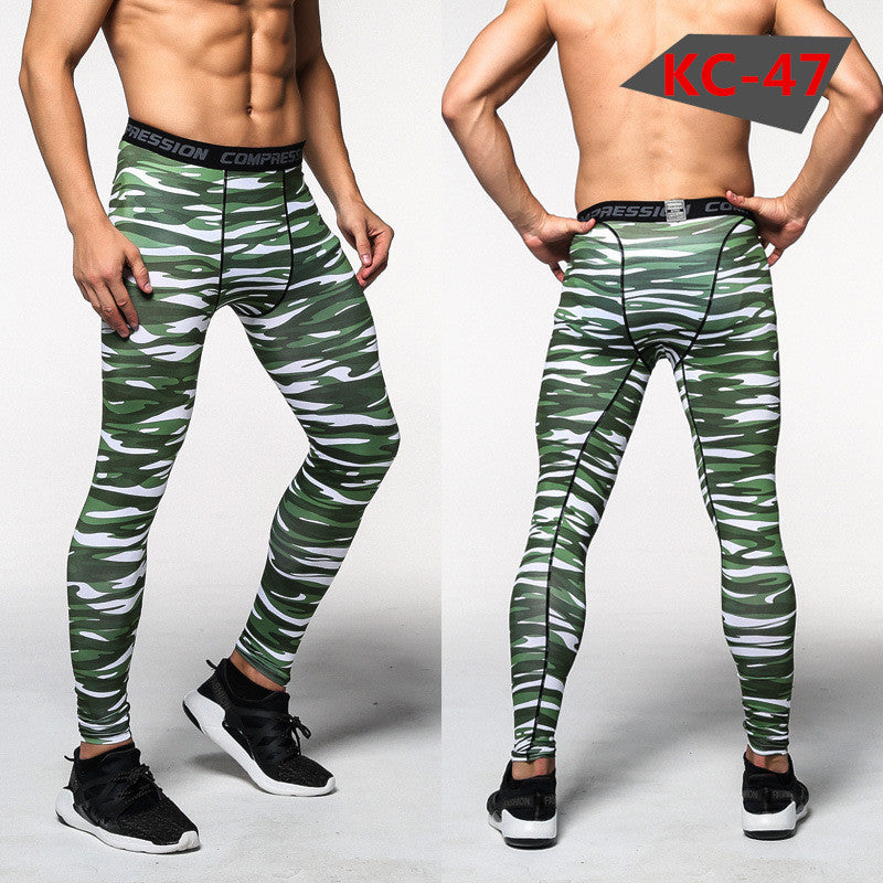 Mens Compression Pants Tights Casual  Bodybuilding  Camouflage Skinny Leggings The Clothing Company Sydney