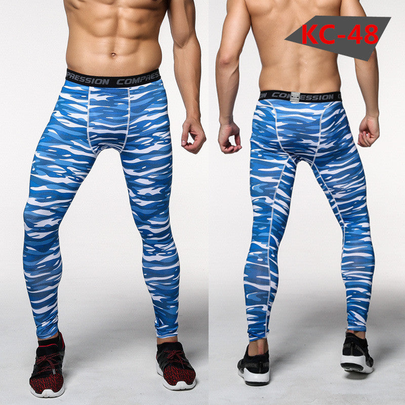 Mens Compression Pants Tights Casual  Bodybuilding  Camouflage Skinny Leggings The Clothing Company Sydney