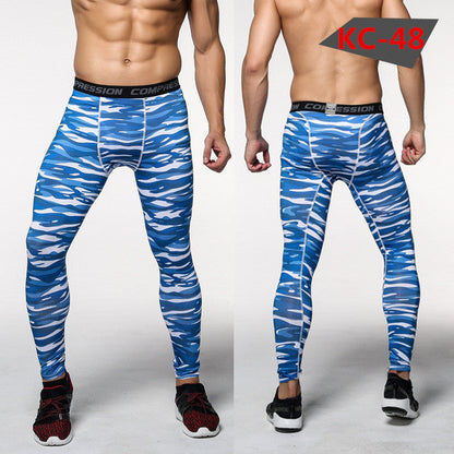 Mens Compression Pants Tights Casual  Bodybuilding  Camouflage Skinny Leggings The Clothing Company Sydney