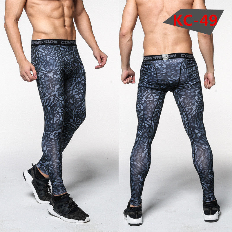 Mens Compression Pants Tights Casual  Bodybuilding  Camouflage Skinny Leggings The Clothing Company Sydney