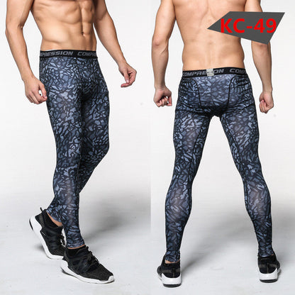 Mens Compression Pants Tights Casual  Bodybuilding  Camouflage Skinny Leggings The Clothing Company Sydney