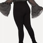 Black High Waist Double Breasted Zipper Closure Pencil Pants Women Plus Size Trousers The Clothing Company Sydney
