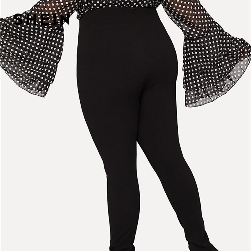 Black High Waist Double Breasted Zipper Closure Pencil Pants Women Plus Size Trousers The Clothing Company Sydney