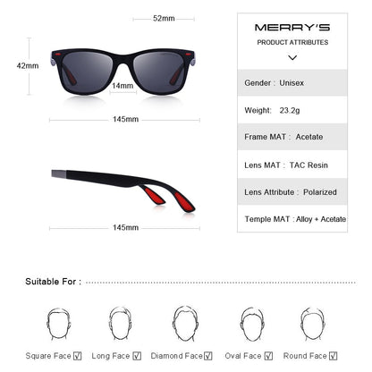Unisex Classic Retro Rivet Polarized Lighter Design Square Frame Sunglasses Lighter Design Square Frame with UV Protection The Clothing Company Sydney