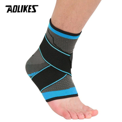 3D Weaving Elastic Nylon Strap Badminton Basketball Football Taekwondo Fitness Heel Protector Ankle Support Brace The Clothing Company Sydney