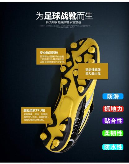 Long Spikes Cleats Turf PU Leather Kids Sneakers Boys Girls Soccer Boots Children Football Outdoor Child Sports Trainer Shoes The Clothing Company Sydney